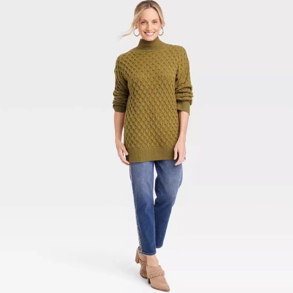 COPY - Knox Rose Olive Green Sweater